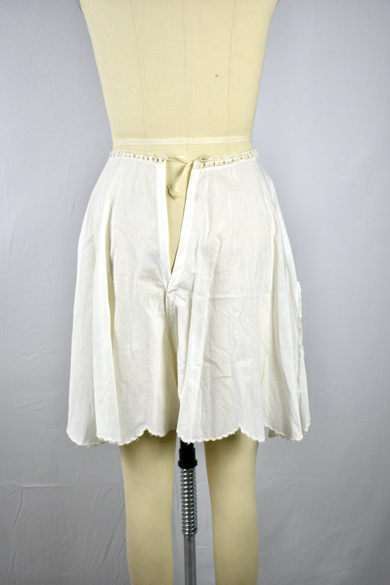 Antique Edwardian 1900 Cotton White Long Underwear – Vintage World